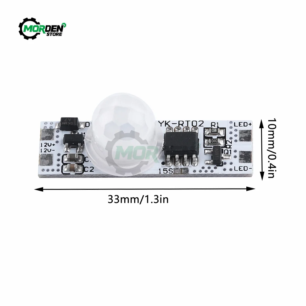 DC5-24V Ceiling PIR Motion Sensor Switch Module 3A IR Infrared Induction Body Sensor Detector Controller Power Supply