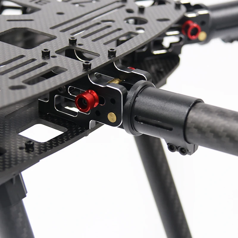 Nouveau Kit de cadre ZD850 PRO V2 entièrement en Fiber de carbone ZD850 PRO avec train d'atterrissage inflodable bras pliable pour avion FPV bricolage Hexacopte