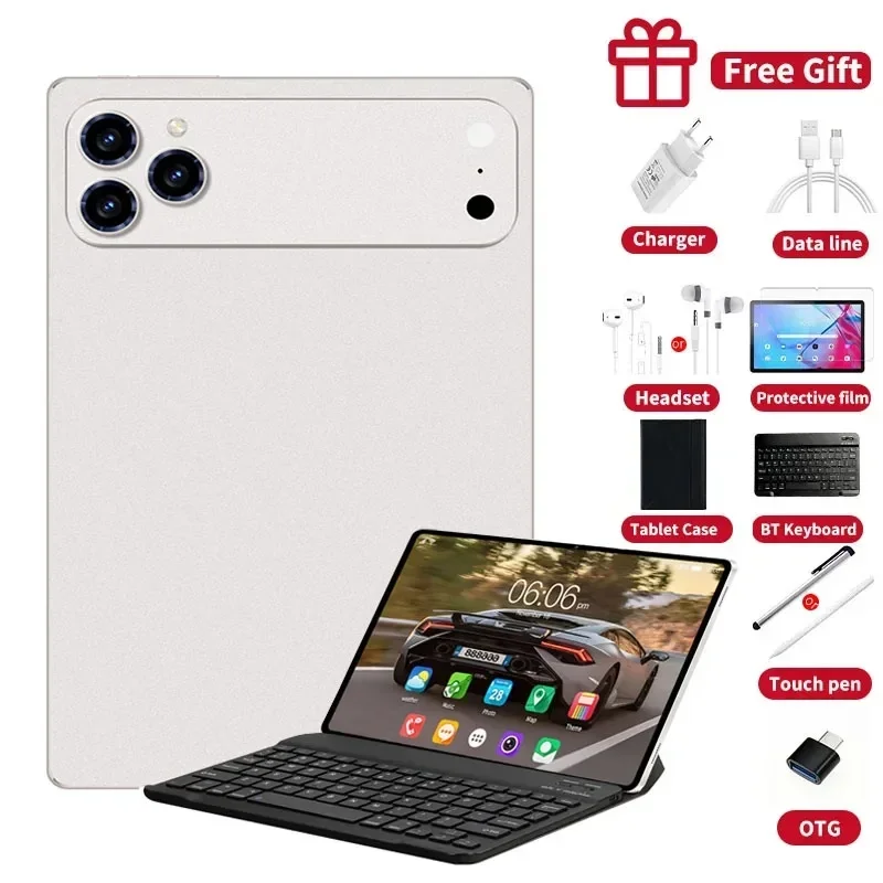 White With keyboard
