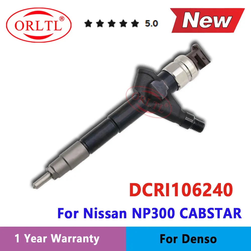 Inyector CR Automotriz Nuevo 095000-6240 DCRI106240, Boquilla Diesel 0950006240 para Nissan NP300 CABSTAR 16600-VM00A