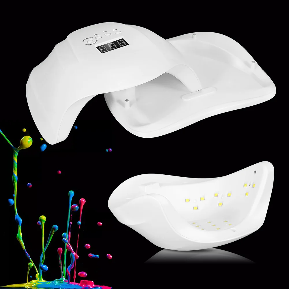 آلة مجفف الأظافر 54 واط SUN X UVLED آلة تجفيف مصباح الأظافر لتجفيف طلاء جل الأظافر مع مستشعر ذكي لفن الأظافر