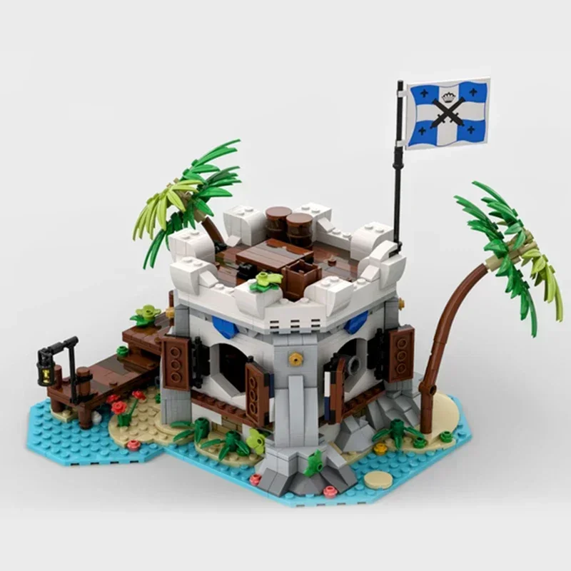 Moc Bouwstenen Militaire Serie Marine Kanonbaai Technische Bakstenen DIY Assemblage Constructie Speelgoed Voor Kinderen Vakantiecadeaus