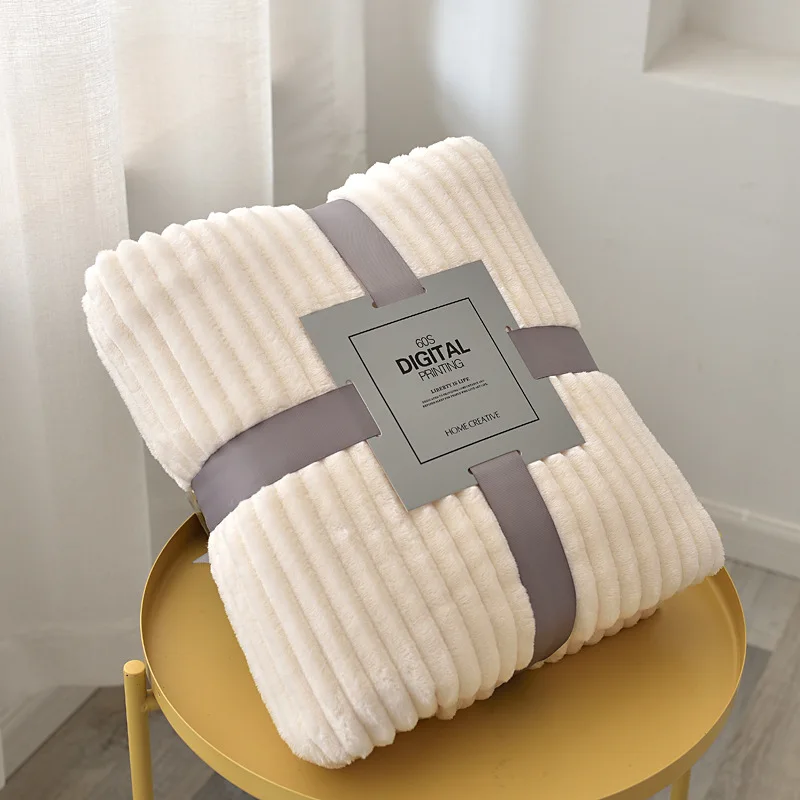 Zachte geruite dekens Warm koraalfleece Gooi deken Bankhoes Sprei op het bed voor volwassen kind Huisdier Winter Warme dekens