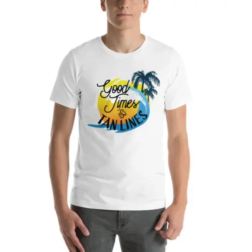 Good Times & Tan Lines (Bella + Canvas) Short-Sleeve Unisex T-Shirt