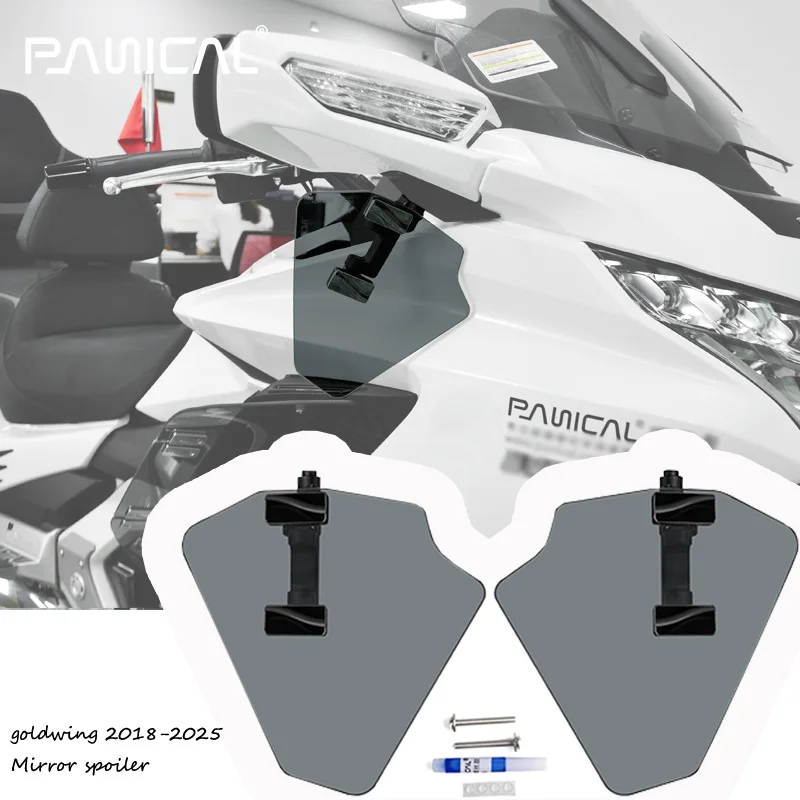 

PANICAL goldwing spoiler for Honda Goldwing GL1800 F6B 2018-2025 Motorcycle air guide side spoiler windshield accessories