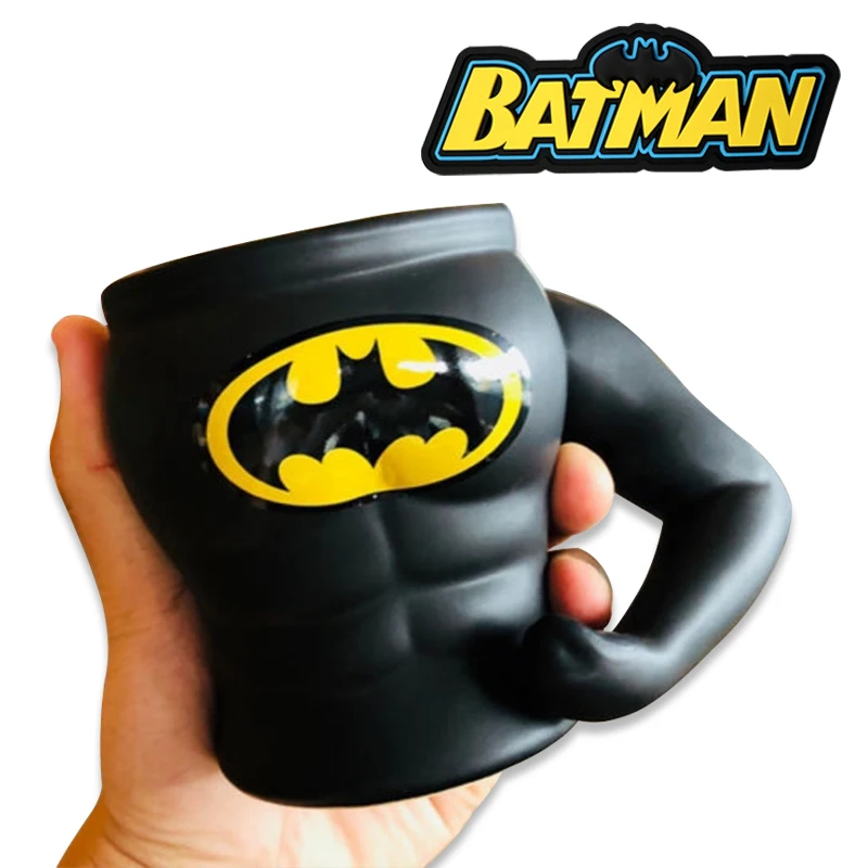 Batman spersonalizowane kubki ceramiczne Cartoon Anime kubki do kawy moda biuro gospodarstwa domowego płatki owsiane mleko kubek śniadaniowy