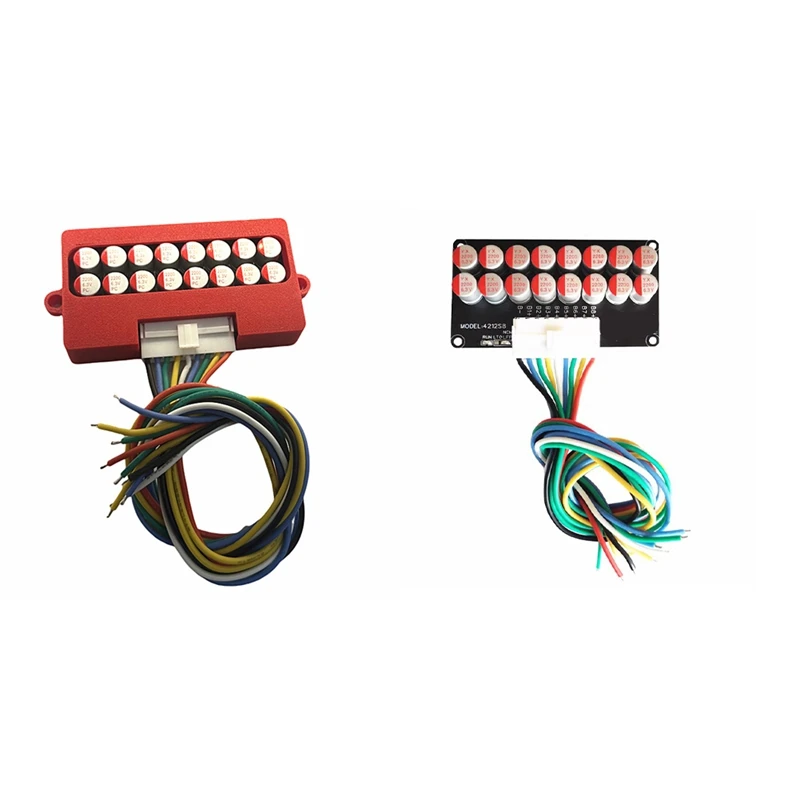 

2025 New 8S 3A Active Equalizer Balancer 6S 7S Lifepo4/Lipo/LTO Battery Equalization Capacitor Shell 6-8S 3A