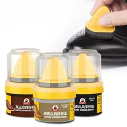 Shoes Cleaner Leather Repairing Cream Brightening Nursing Cream Shoe Boot Polish Rich Glossy Shine Wax