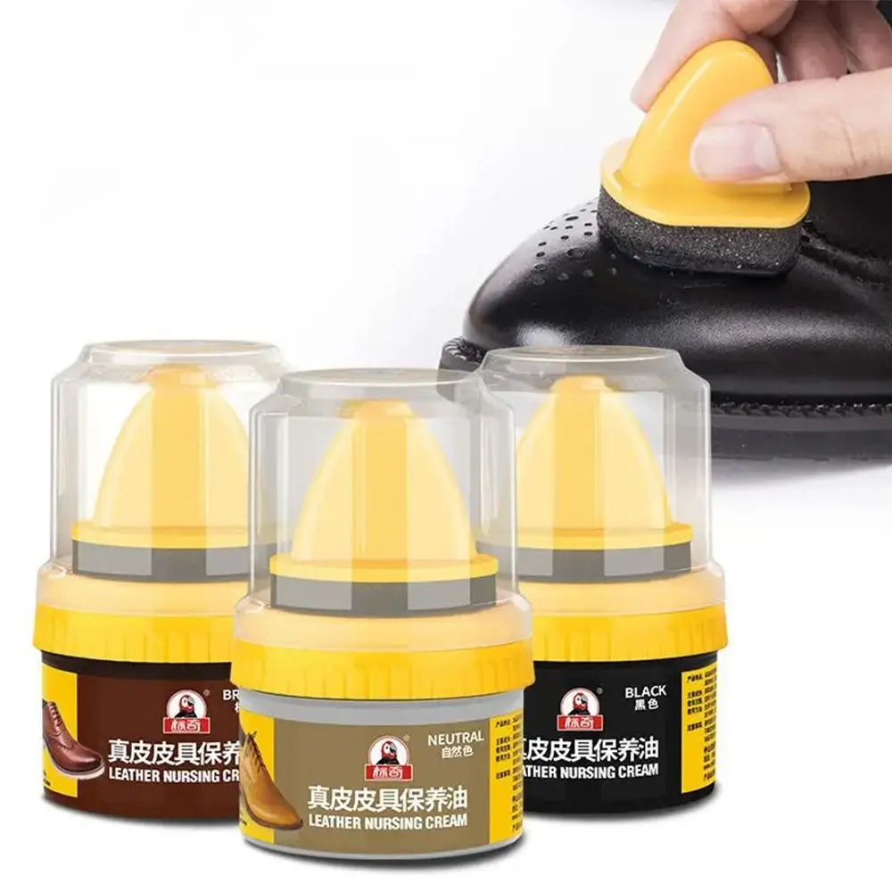 Shoes Cleaner Leather Repairing Cream Brightening Nursing Cream Shoe Boot Polish Rich Glossy Shine Wax