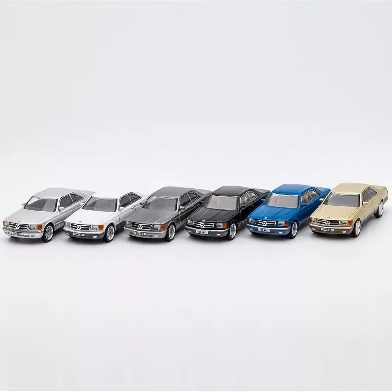 DCT 1/64 Mercedes Benz 500SEC Diecast Automotive Model Ornaments Cas Toys Gift Decorations