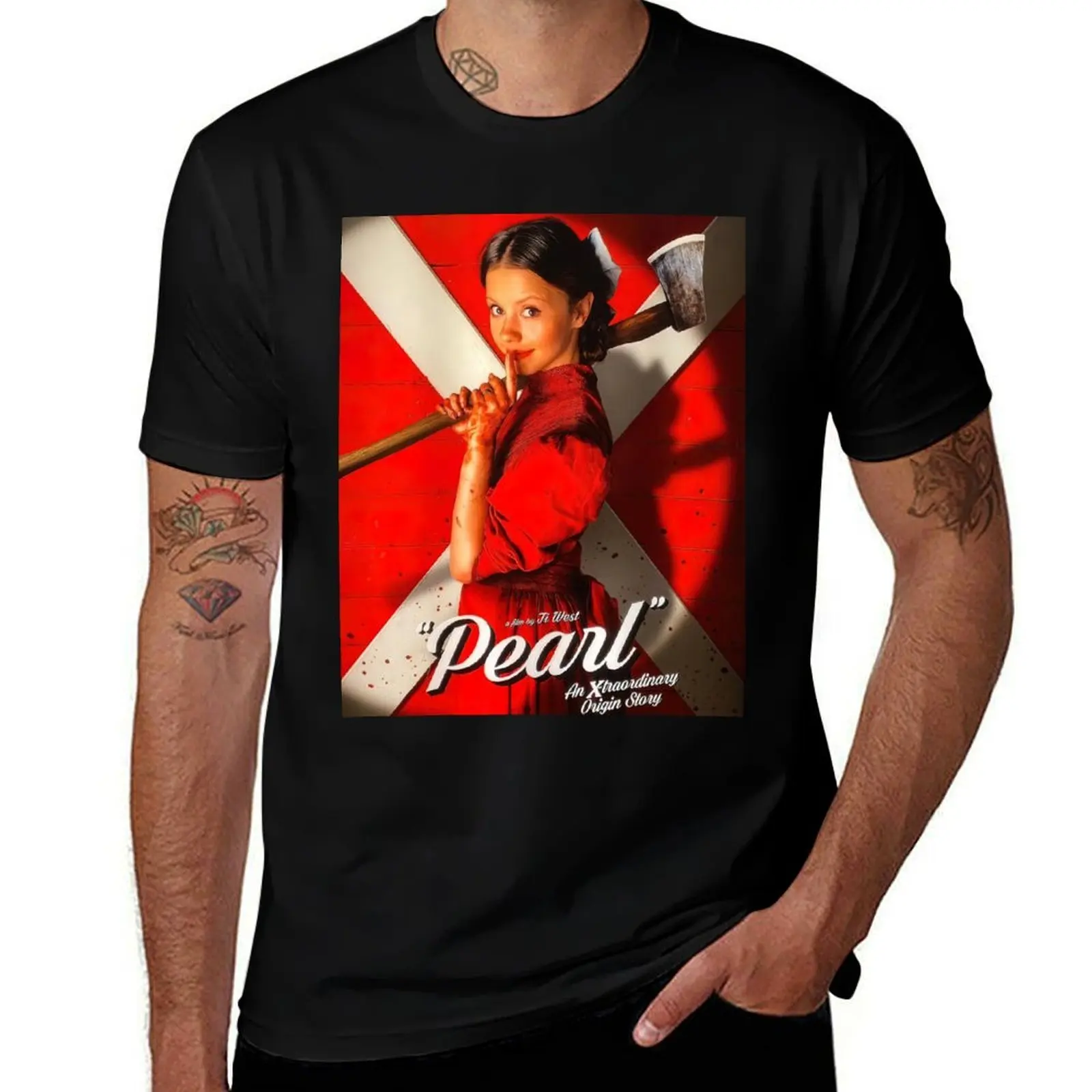 X Movie, mia goth pearl poster T-Shirt Sport Basic Moisture Wicking Tee T-Shirt