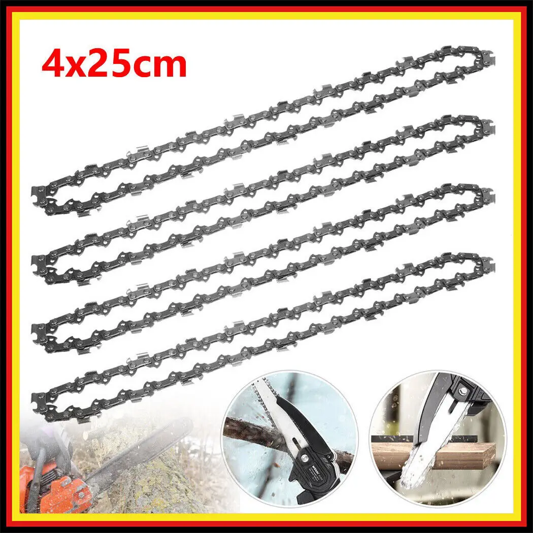 4 X Saw Chain 25cm 40TG 3/8 LP 1.1mm for Dolmar AS1925Z Makita DUC254Z