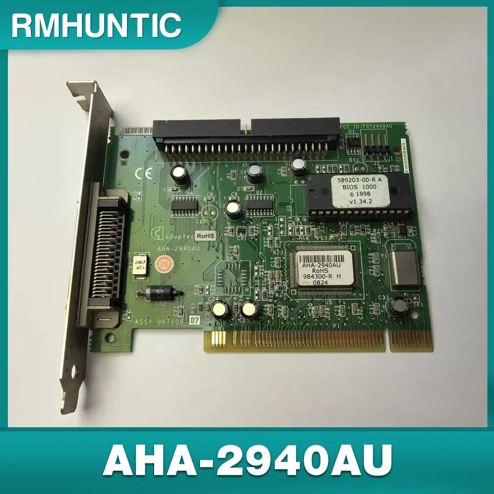 AHA-2940AU cartão SCSI BIOS 1000 versão interface SCSI de 50 pinos