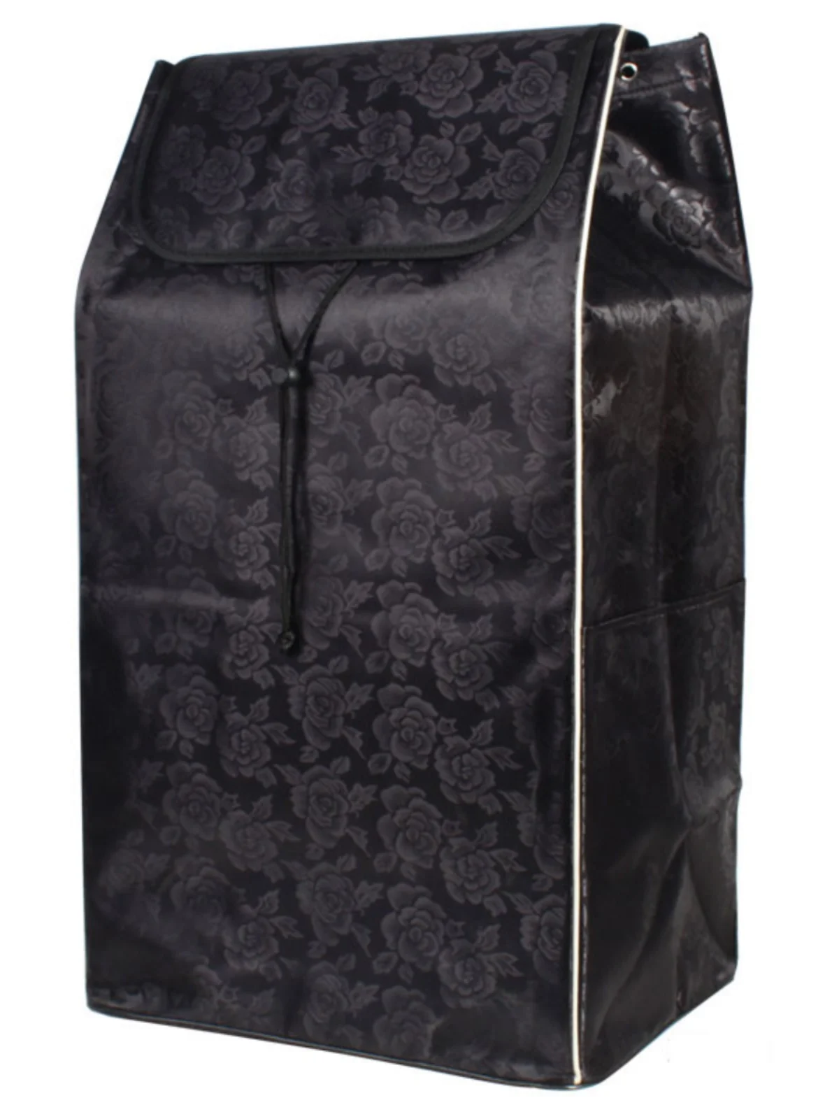 

Портативная четырехколесная тележка-платформа с прочной тканевой сумкой для удобной мобильной торговли