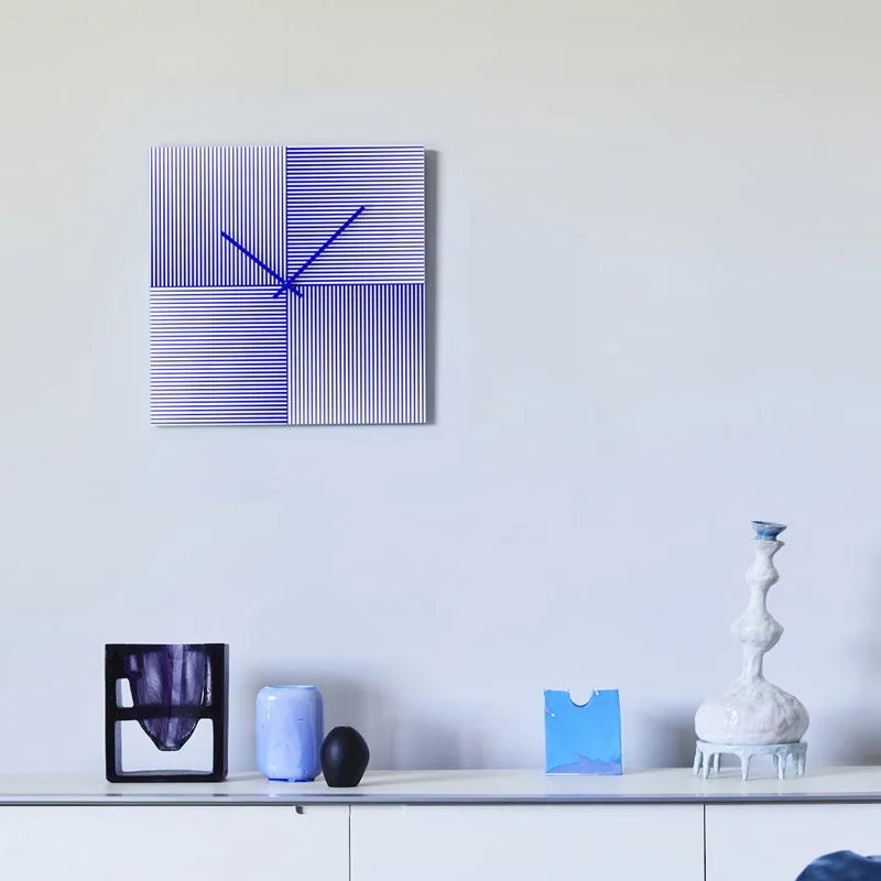 Creative Unique Home Kitchen Office Wall Watch, Timeline series Modern Pop Art Wall Clock Silent No Ticking Living Room Decor