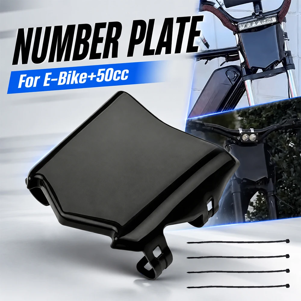Electric Bike Front License Plate For Surron S X Motorcycle Accessories Number Plate For Stark Varg Talaria Sting Q20 Dirt EBike