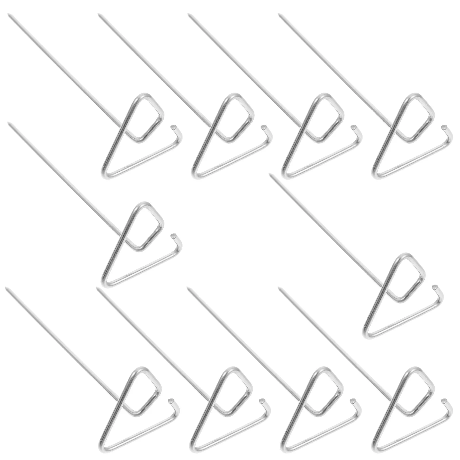 

10 Pcs Kebab Skewers Grill for Air Fryer Vegetable Stainless Steel Grilling Barbecue