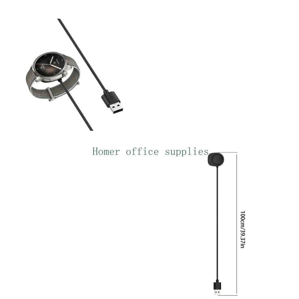 

K43B Smartwatch Charging Power Adapter Line for Balance Fitness Bands Fast Charging Cable Rapid Energy Replenishment