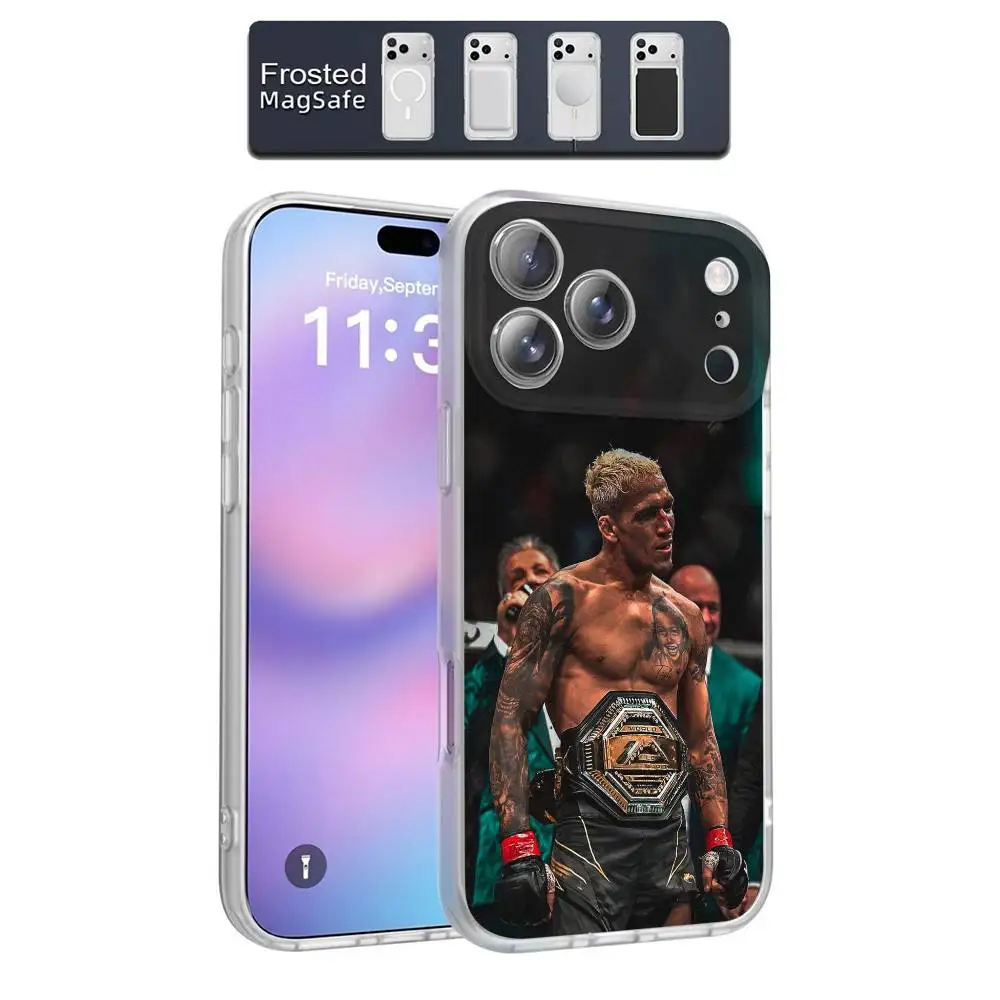 البرازيل البرازيلي C-Charles Oliveira جراب هاتف آيفون 17,16,15,14,13,12,11,Pro,Max,Plus,E,Air,Mini Magsafe متجمد #6