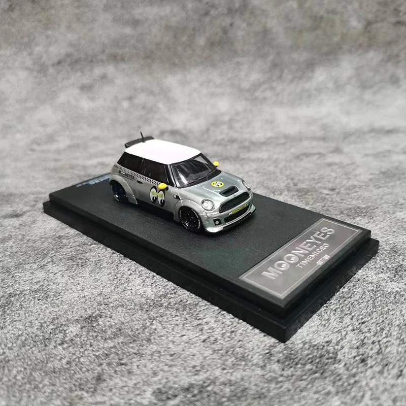 Time Micro 1:64 Model Car Mini Cooper Alloy Die-Cast Vehicle - Mooneyes Special Coating