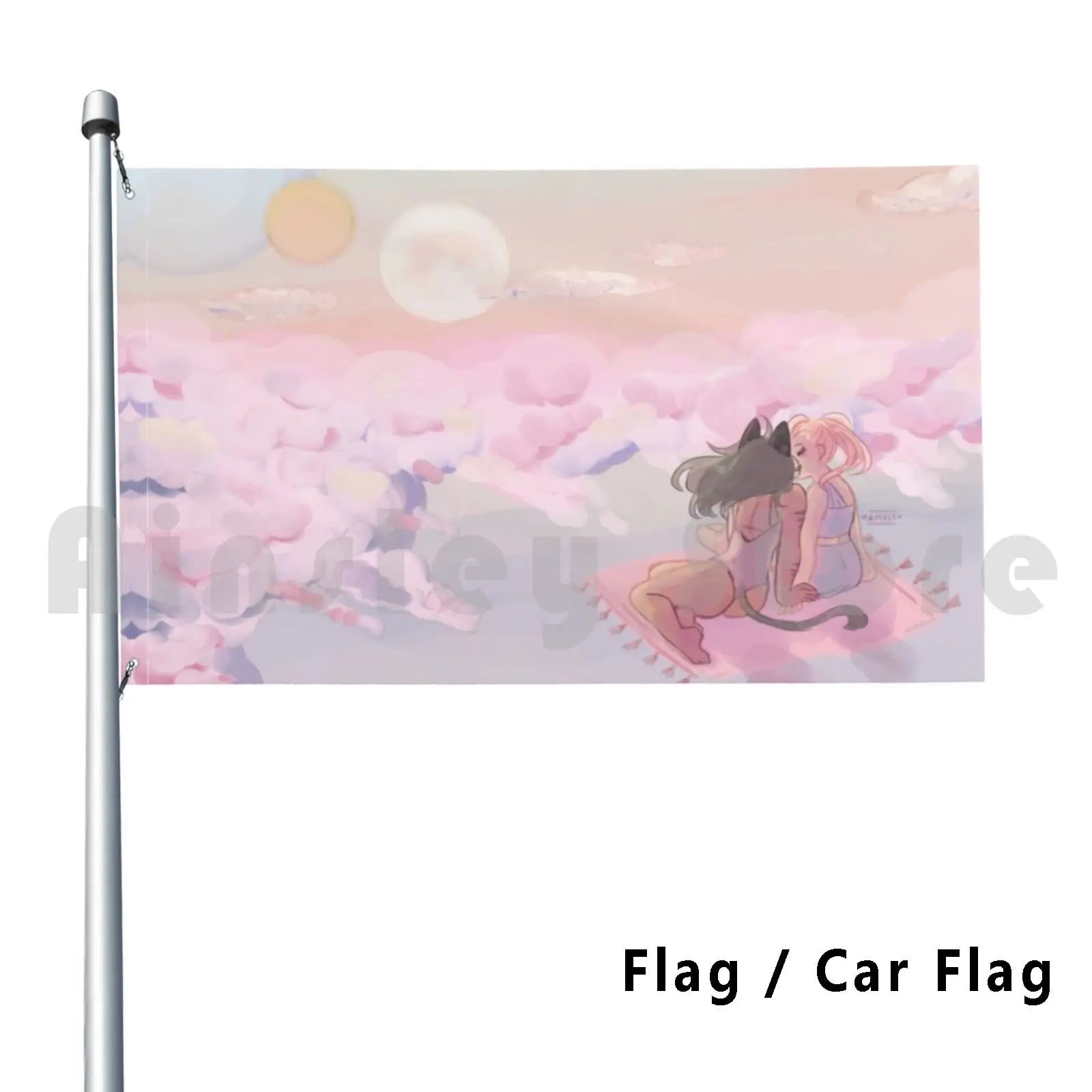 Cloud Beach Catradora She-Ra Flag Car Flag Funny Clouds Cloud Beach Shera Spop Catradora Suimsuit