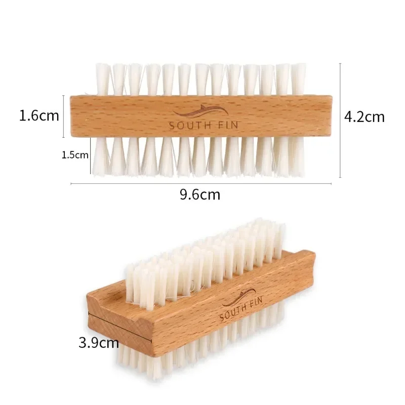 SOUTH FIN Nail Tool Polishing and Cleaning Square Nylon Hair Nail Brush Nail Dust Brush Hand Wash Brush