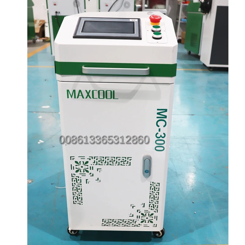 

Maxcool 1.5mJ Pulsed Portable 100w 200w 300W Rust Paint Removing Laser Cleaner Fiber Cleaning Machine