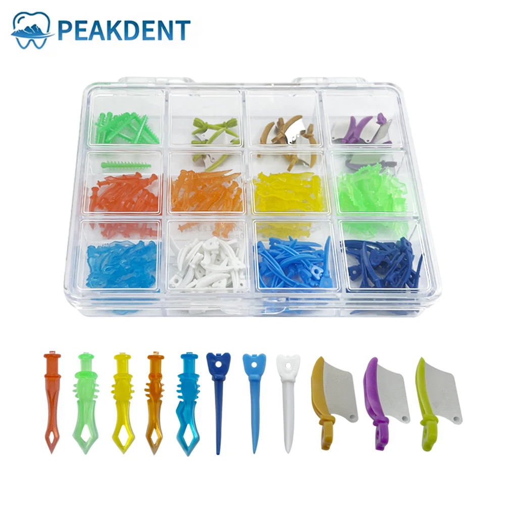 

11-тип одноразовые стоматологические клинья для зазора между зубами с круглыми отверстиями на конце Алмазный клин для стоматологии, аксессуары для ухода за полостью рта, медицинские инструменты