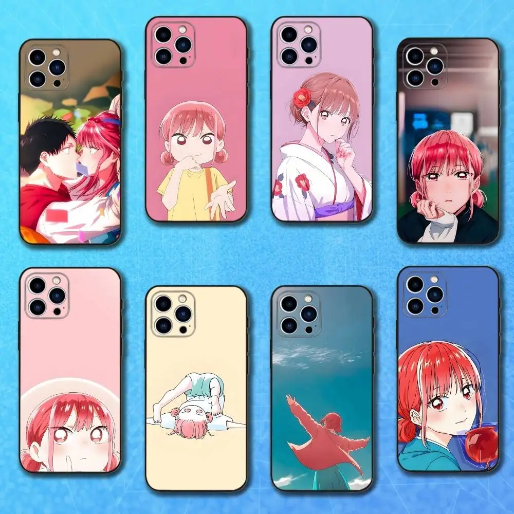 

Anime B-Blue B-Box Ctue Phone Case For iPhone 17,16,15,14,13,12,11 Plus,Pro Max,XS,X,XR,SE,Mini,8,7,Soft Silicone Black Cover