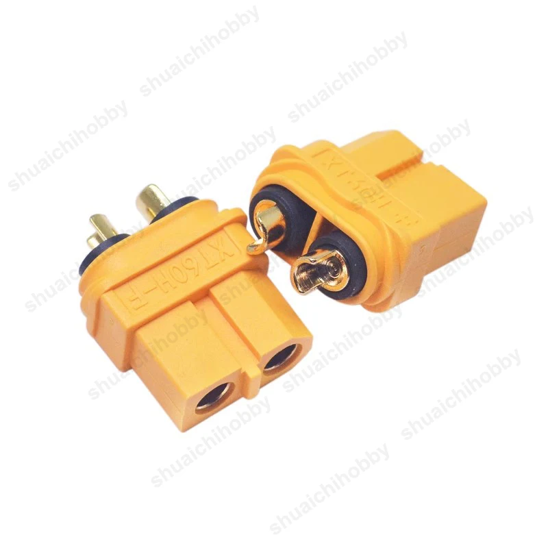 10 Stuks Amass Xt 60H(Z)-F Xt60 (Z)-F Vrouwelijke Connector Met Staartplug Lipo Batterij Power High Current Verbinding Adapter Voor Rc Drone