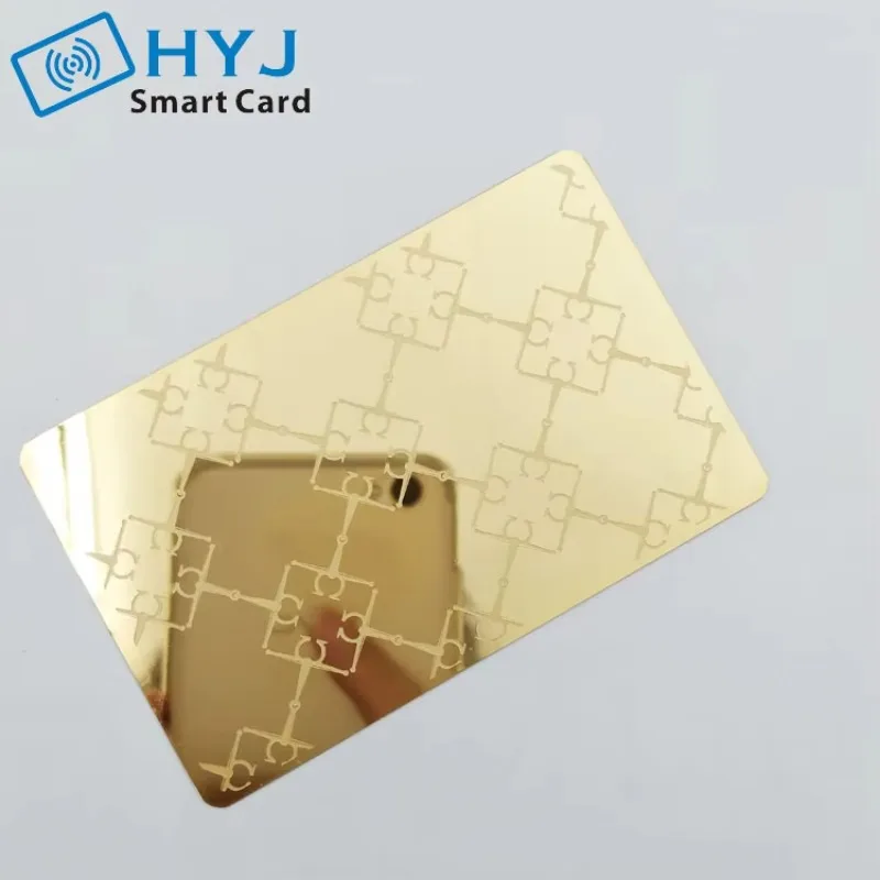 High Quality Mirror Finish Business Card Metal Business Card