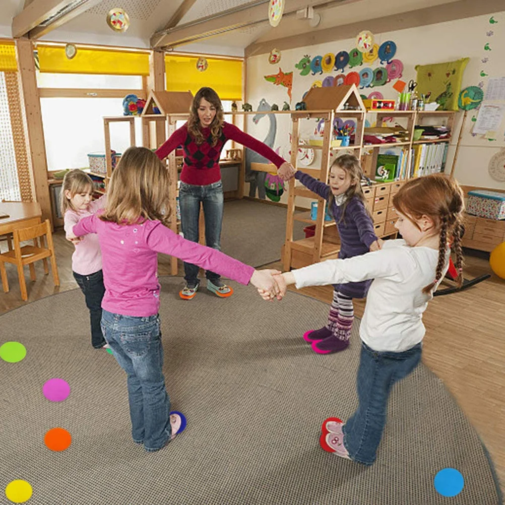 

50Pcs Carpet Markers Floor Spots Nylon for Classroom Gym Activities Carpet Markers Classroom Supplies Floor Spots