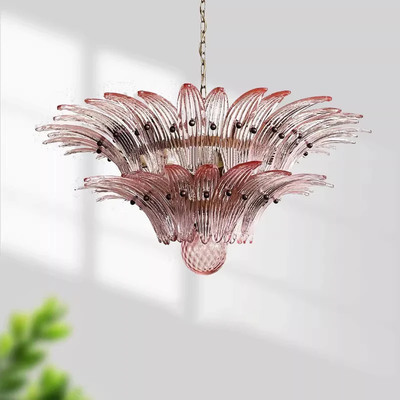 

Французский муранский стеклянный подвесной светильник для гостиной, роскошный светильник для гостиной, столовой, лестницы, высококачественный подвесной светильник