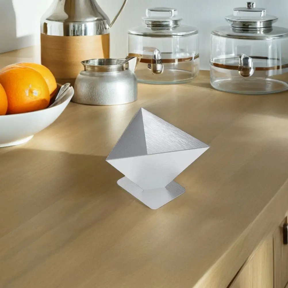 

4Pcs Rice Dumpling Molds Stainless Steel Pyramid Zongzi Maker Kitchen Tool for Dragon Boat Festival Sticky Rice Shaping