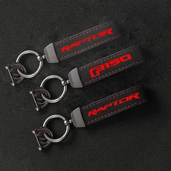 Suede Keychain Sport Key Ring Custom Gift With Logo For ford f150 f-150 raptor svt Pickup Llaveros Para Hombre Keyring