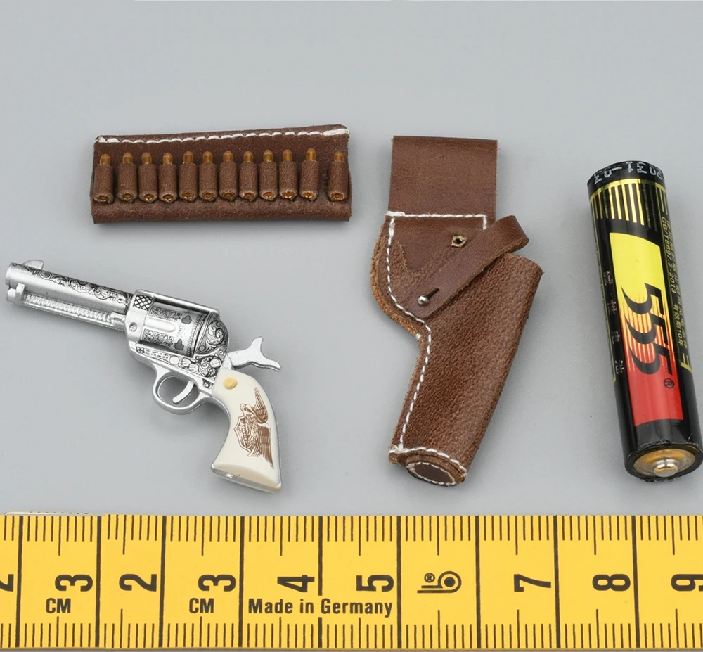 1/6 DID A80164 WWII Series US. Soldier General Smith Patton Waist Belt Weapons Model Holster Leather Bag Accessories For Fans