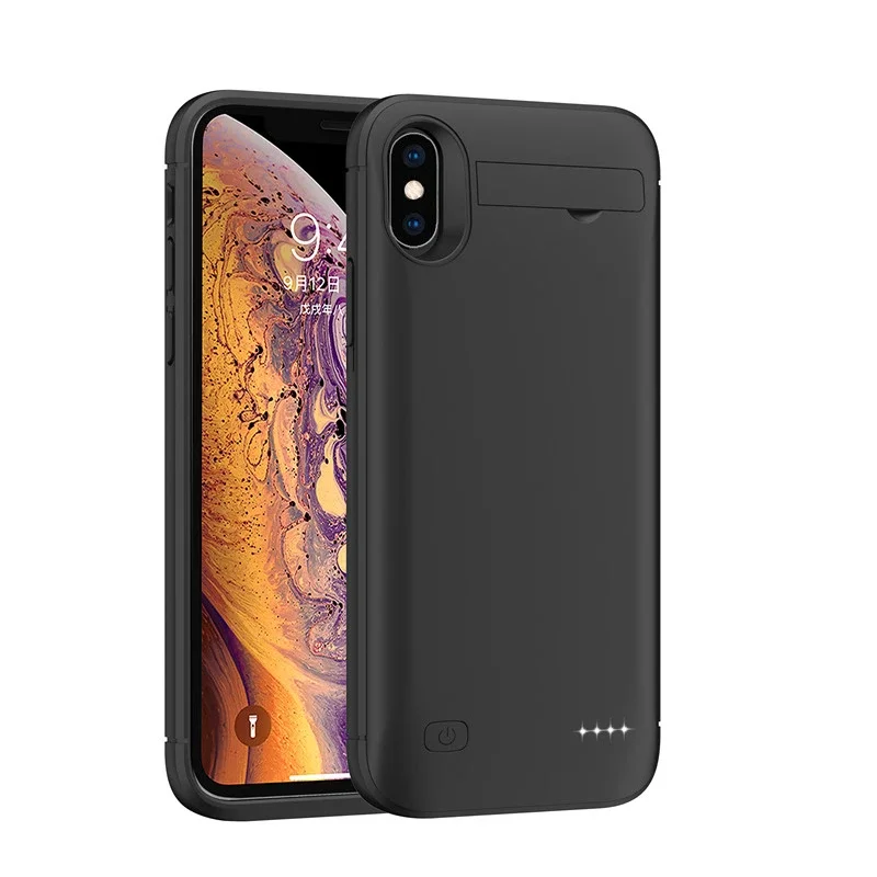 Imagem -03 - Capa de Carregador de Bateria Fina para Iphone xr x xs Max 6s Plus Tampa Traseira