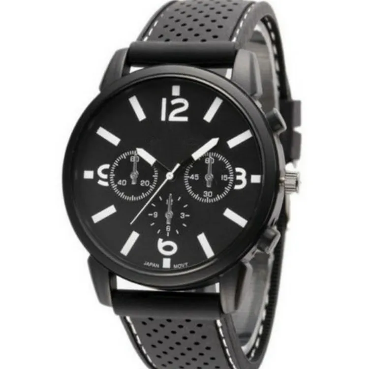 

Mens Hip Hop Bracelet Watches for Men Retro Big Dial Quartz Wristwatches Male Casual Black Leather Watch Reloj Hombre