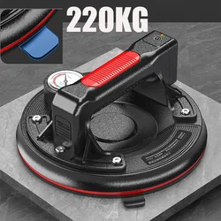 8 Inch Electric Vacuum Suction Cup 200kg Bearing Capacity Heavy Duty Lifter for Tile Glass Marble Vacuum Sucker Plastic Box Pack