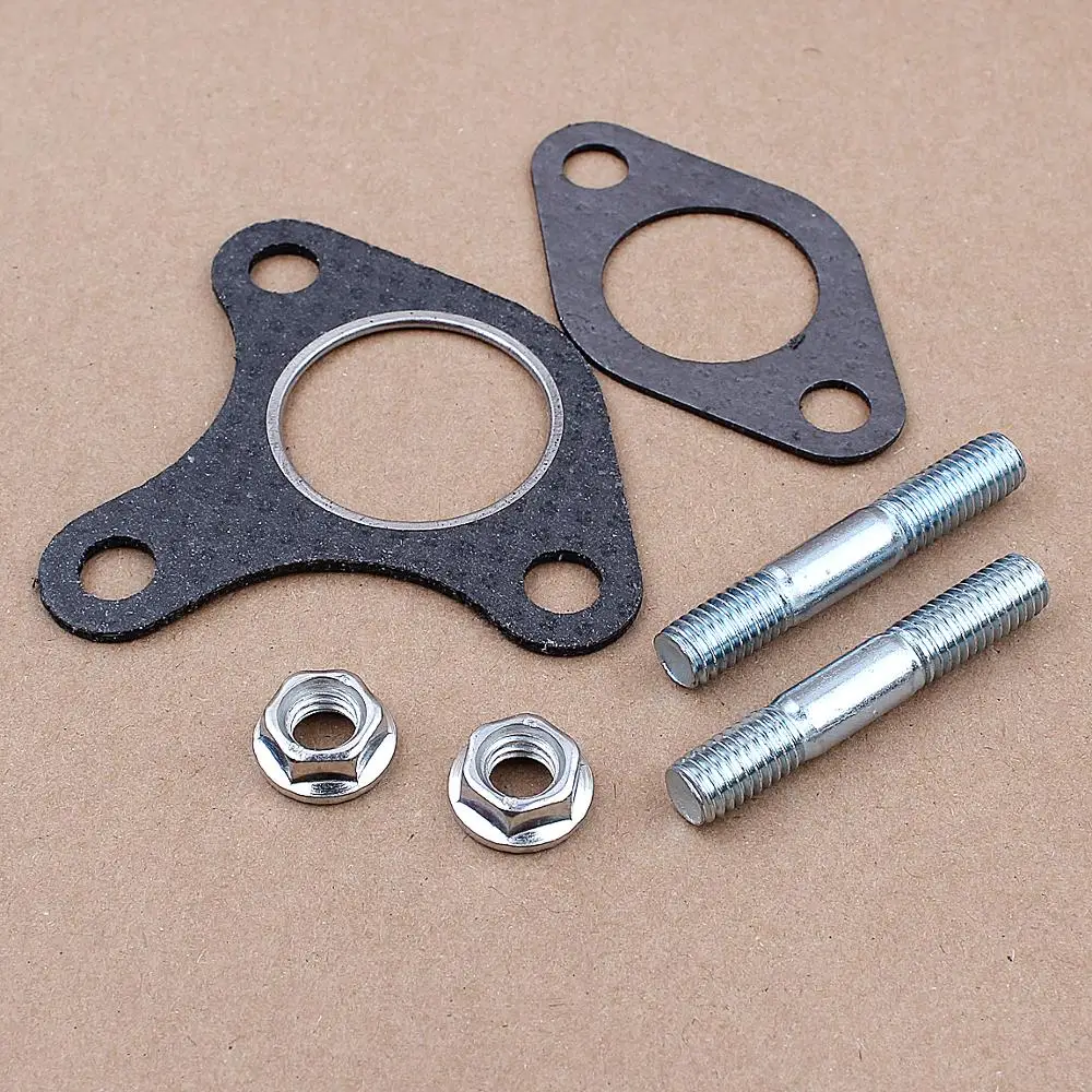 Muffler Exhaust Gasket Bolt Assembly For Honda GX390 GX340 GX270 GX240 13HP 11HP 9HP 8HP Lawn Mower Engine Spare Part Pump