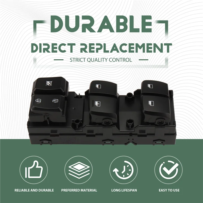 【SURPRISE】Regulator Switch New Front Left Power Window Switch Master Window Glass Lift Control Button For Hyundai Kona 93570-J90