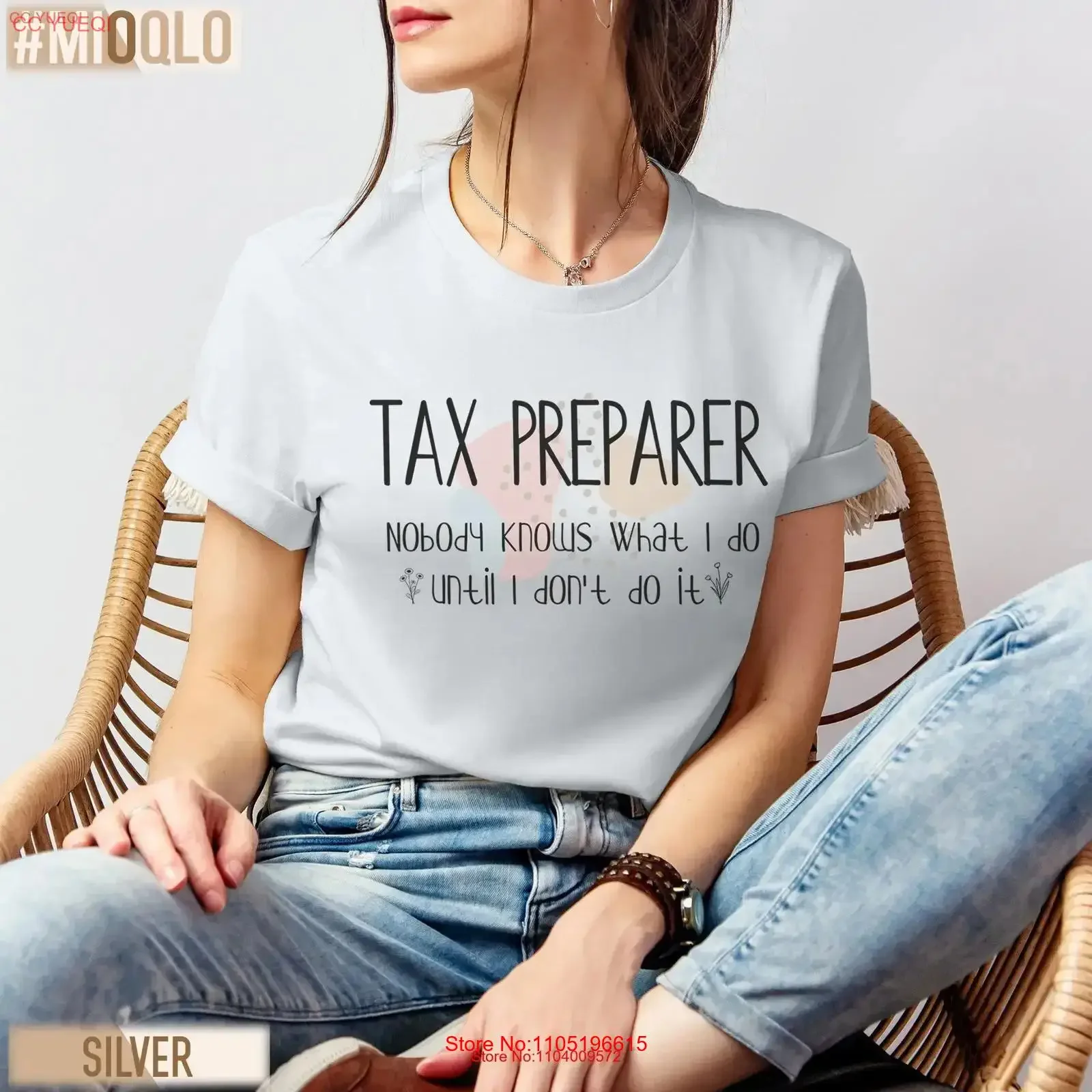 Funny Tax Preparer T Shirt Nobody Knows What I Do Boho Cute Accountant Office CPA Accounting Group Admin Birthday vintage