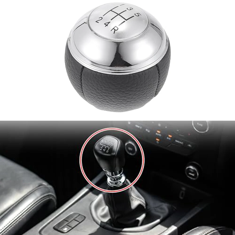 For Mini For Cooper 5 Speed Gear Shift Knob Shifter Lever Leather Chrome For R50 For R53 2000-2006 For Cabrio For R52