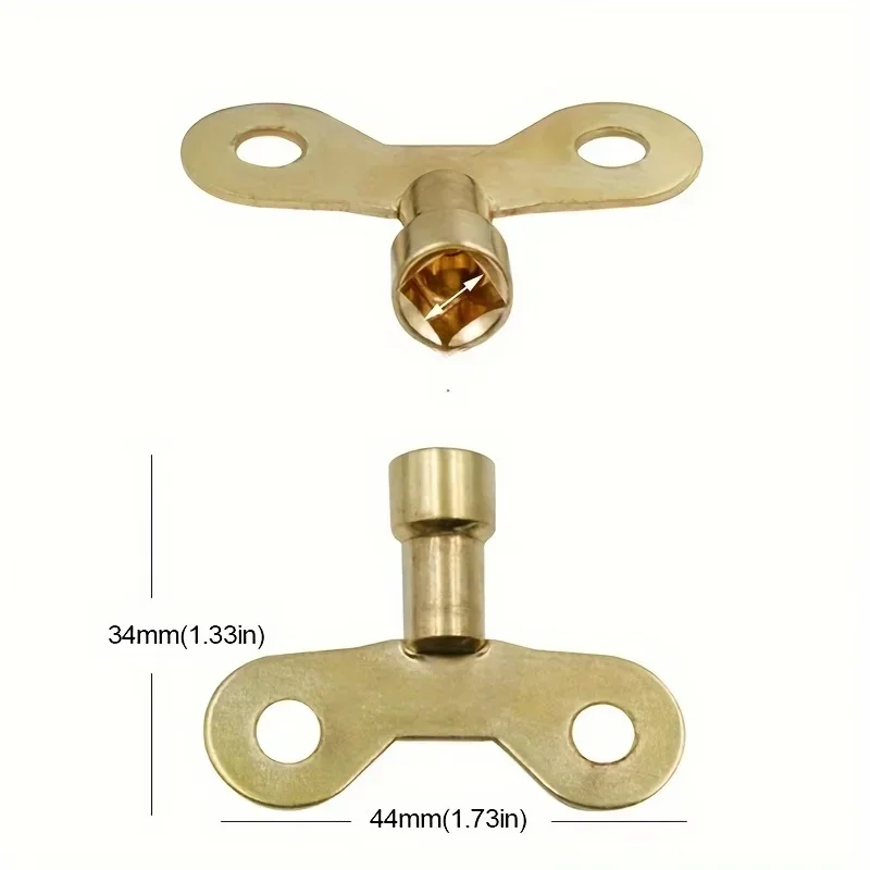 Faucet Switch Key Wrench Quick-Open Faucet Four-Corner Key Handle Key For Water Tap Special Lock New Radiator Plumbing Bleed Key