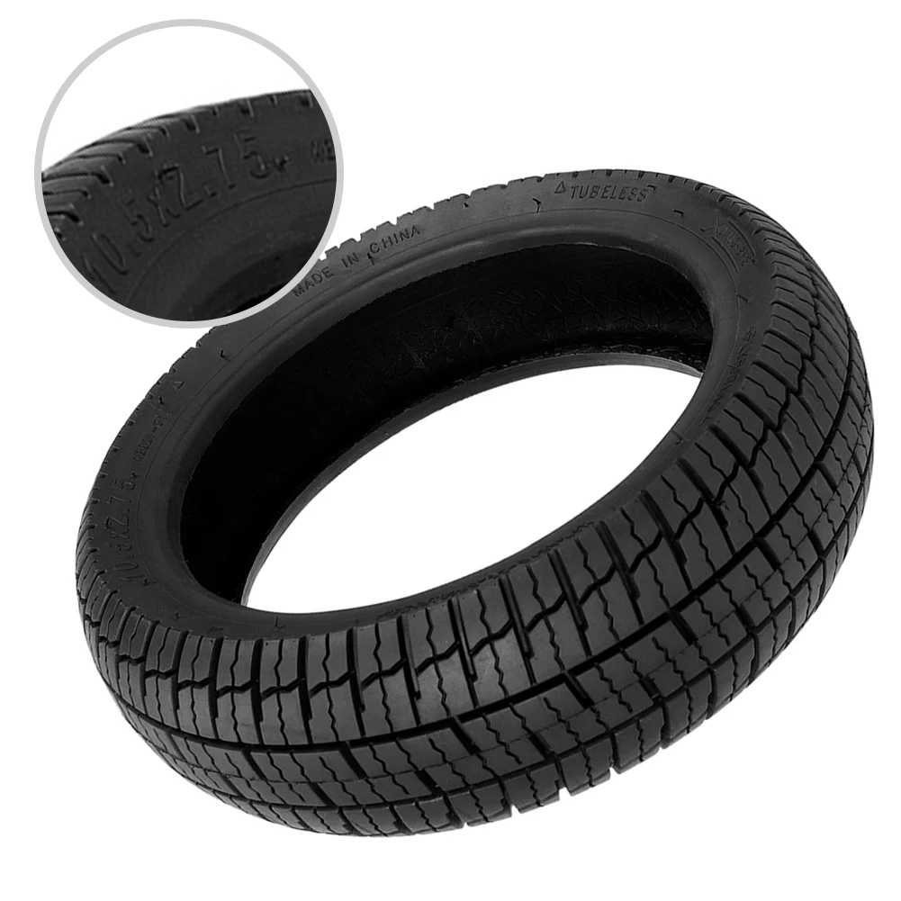 

10 Inch 10x2.75-7 Tubeless Tyre For Ninebot P65 P100 P100s Wearproof Rubber Tire Electric Scooter Accessories