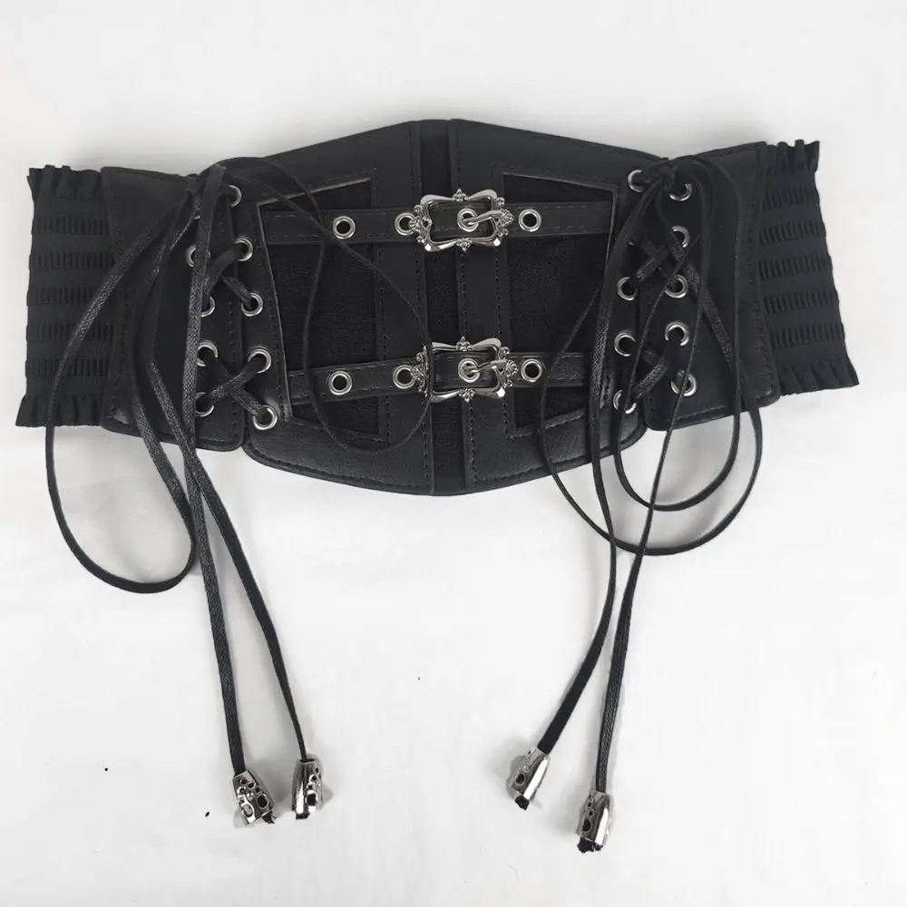 cinto-corset-gotico-ajustavel-de-couro-com-renda-faixa-larga-de-cintura-cor-solida-com-flores-para-vestido