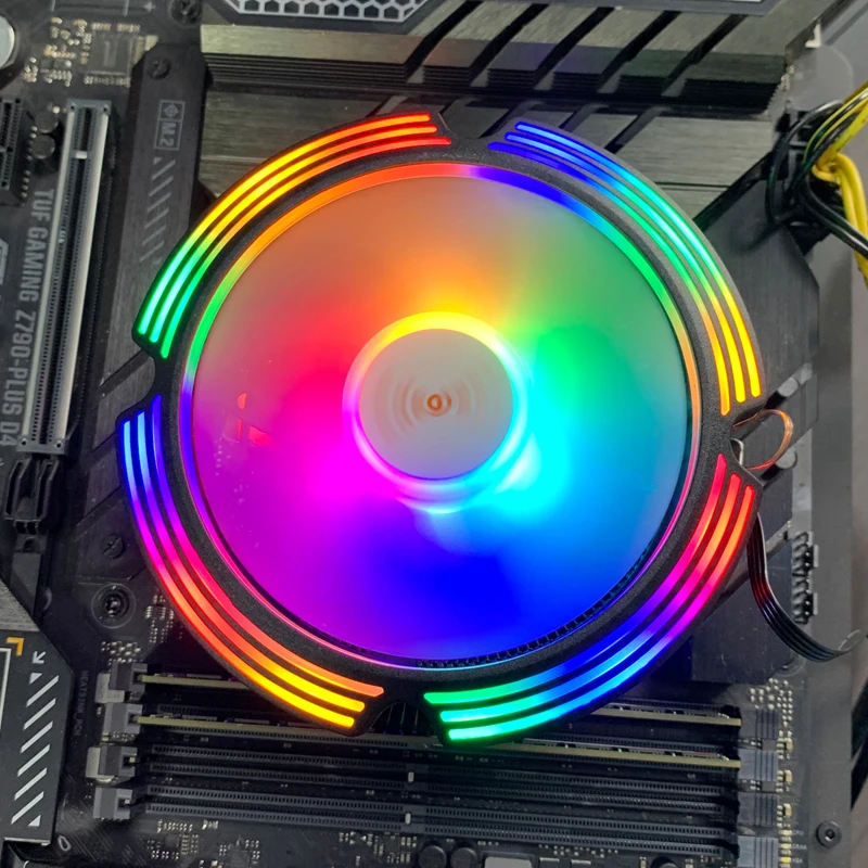 4개의 히트 파이프를 장착한 RGB CPU 쿨러, 4핀 - Heatsink 리뷰 및 가격