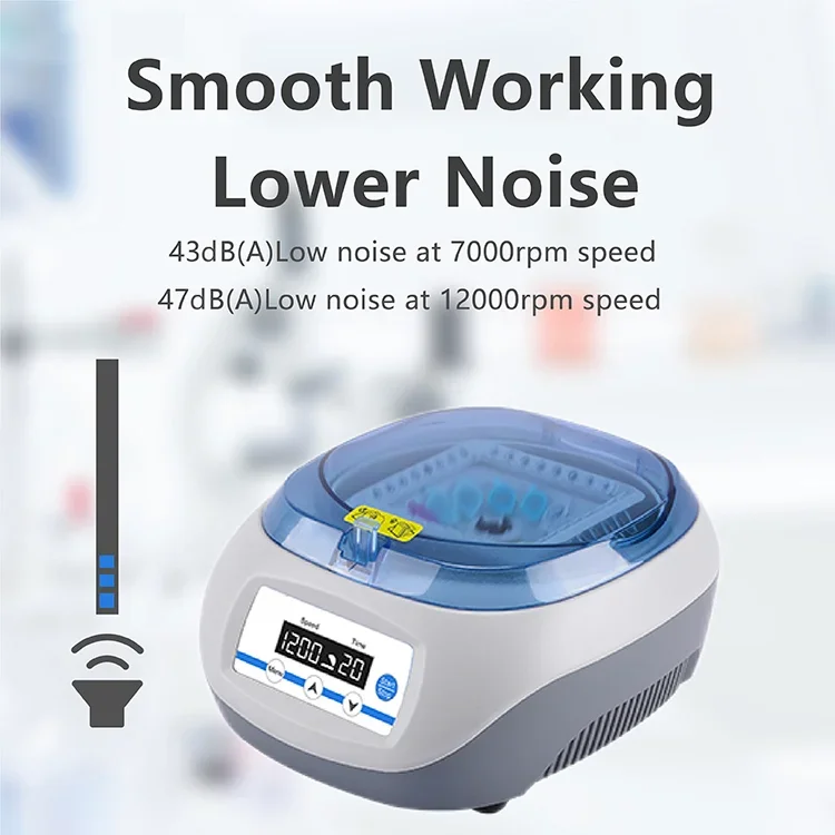 In Stock 7000 12000 RPM Laboratory Microcentrifuge Large Capacity Mini Centrifuge Swing Out Rotor Centrifugal Laboratory Centrif