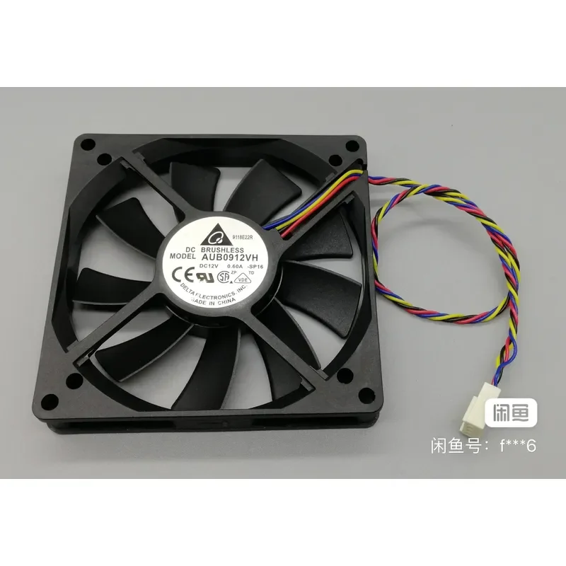 for Delta 9015 9cm Double Ball Bearing Ultra Thin 4Pin PWM Temperature Control Speed Regulation Fan