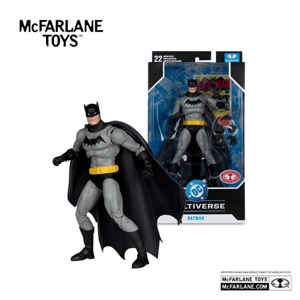 Boneco de Ação McFarlane Toys DC Multiverse Batman Golden Age Red Platinum Edition 7IN - Modelo Colecionável